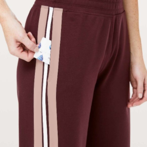 ***NWT Lululemon Cover Your Tracks Pant (Cassis)*** - Picture 5 of 9